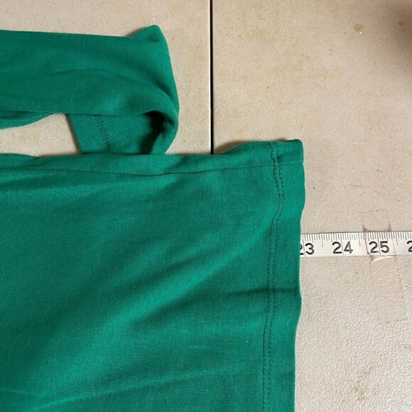 Live Who You Are Green Christmas Cardinal Long Sleeve Top PS - Picture 8 of 8